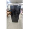 Image 1 : LG Black Bottom-Freezer Refrigerator with Interior Shelves, Crisper Drawers, and Door Bins