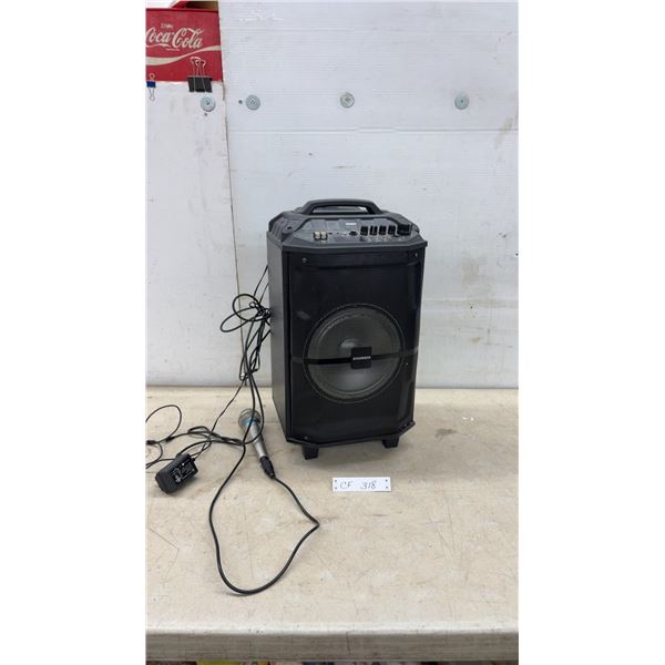 Sylvania SPA036 30W Portable Bluetooth Karaoke / Speaker with FM Radio and Sony Microphone