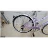 Image 8 : Kulana Lavender Women's 7-Speed Comfort Bicycle with Step-Through Frame, Fenders, and Rear Rack 28"