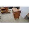 Image 2 : Traditional Wooden Credenza Buffet with Three Cabinet Doors and Three Drawers, Brass Hardware 31"