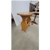 Image 6 : Wooden Round Pedestal Side Table 23" Tall X 21.6" Diameter and Oval Top Magazine Rack Side Table