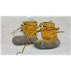 Image 3 : Pair of Beaded Suede Moccasin Boots, Sole Measures 10 1/2"