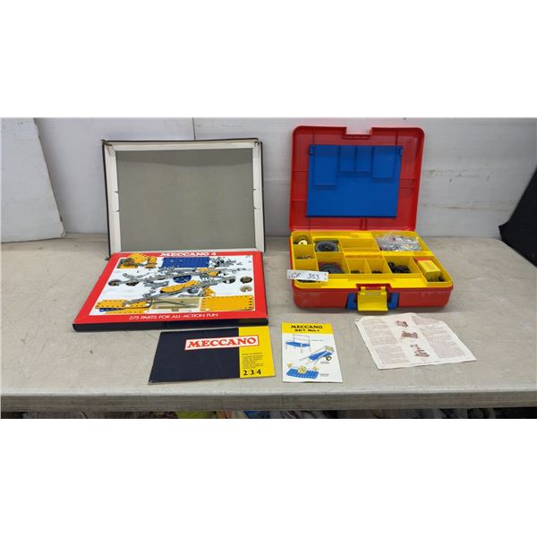 2 Sets Meccano with Case and Manuals