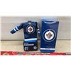 Image 2 : Winnipeg Jets Kyle Connor #81 Mini Jersey, 10 Legends Plaque Collection, NHL Team Pucks