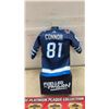 Image 3 : Winnipeg Jets Kyle Connor #81 Mini Jersey, 10 Legends Plaque Collection, NHL Team Pucks