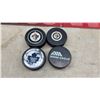 Image 5 : Winnipeg Jets Kyle Connor #81 Mini Jersey, 10 Legends Plaque Collection, NHL Team Pucks
