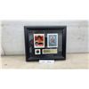 Image 1 : Framed Bobby Orr Boston Bruins Memorabilia Display with Upper Deck Cards and Jersey Pin, 10" x 12"