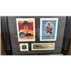 Image 5 : Framed Bobby Orr Boston Bruins Memorabilia Display with Upper Deck Cards and Jersey Pin, 10" x 12"
