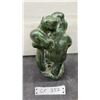 Image 1 : A Wolf Original Hand Made in Canada Sculpture of a Bear & Human Figure, 10 1/2" Tall