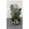 Image 3 : A Wolf Original Hand Made in Canada Sculpture of a Bear & Human Figure, 10 1/2" Tall