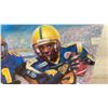 Image 7 : Football Player Pastel Painting: Bob Cameron, James Murphy, & Milt Stegall, 24" x 36"