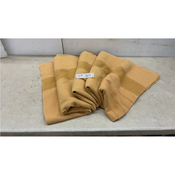 Wool Blanket with Stripe
