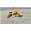 Image 1 : Ertl: John Deere Die-Cast Construction Vehicles: Dump Truck, Wheel Loader, Excavator, & Hotwheel