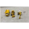 Image 2 : Ertl: John Deere Die-Cast Construction Vehicles: Dump Truck, Wheel Loader, Excavator, & Hotwheel