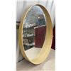 Image 2 : Round Wood-Framed Mirror, 31" Diameter