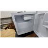 Image 4 : Compact Single-Door Mini Refrigerator with Freezer Compartment and Aftermarket Stickers
