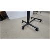 Image 4 : Adjustable Height Mobile Laptop Cart with Dual Tilting Platforms and Casters
