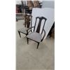 Image 2 : 2x Broyhill Brasilia Mid-Century Modern Walnut Dining Chairs with Gray Upholstered Seats, 1962-1969