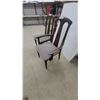 Image 3 : 2x Broyhill Brasilia Mid-Century Modern Walnut Dining Chairs with Gray Upholstered Seats, 1962-1969