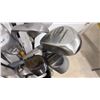 Image 6 : Spalding Golf Bag w/ Mizuno Silver Cup Irons (P, S, 6, 8, 5, 9), TaylorMade, & More