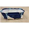 Image 3 : Good Luck Bathtub, Portable, Blue & White, w/Drain Spout & Frame, Collapsible, 53" x 26"
