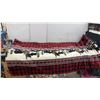 Image 1 : Moose & Pine Tree Plaid Comforter with Black Backing (Small Rip on Seam)