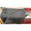 Image 2 : Moose & Pine Tree Plaid Comforter with Black Backing (Small Rip on Seam)