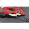 Image 3 : Moose & Pine Tree Plaid Comforter with Black Backing (Small Rip on Seam)