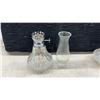 Image 5 : Petite Bordeaux Oil Lamps, Set of 4, with Glass Chimneys, 9" Tall