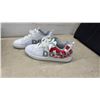 Image 2 : New DC Shoes Court Graffik SE Men's Sneakers, Model ADJS100087, White/Red/Grey, Size 16