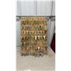 Image 19 : Ilco 020 Automatic Key Duplicator Machine c.1971 with Lots of Blank Keys Mounted on Display Boards.