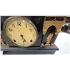 Image 6 : Antique 19th Century Ebonized Wall Clock with Gilt Figural Mounts and Carved Wood Bracket as Is