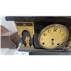 Image 7 : Antique 19th Century Ebonized Wall Clock with Gilt Figural Mounts and Carved Wood Bracket as Is