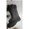Image 7 : Baffin CT-398 Black Thermal Rubber Boots, -40°F/-40°C Rated with Drawstring Cuff sz.9