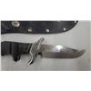 Image 3 : The Best Defense Fixed Blade Hunting Knife with 440 Stainless Steel Blade and Sheath 10"
