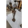 Image 4 : Two Bronze Candelabras: One with 7 Candle Holders & Figural