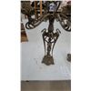 Image 5 : Two Bronze Candelabras: One with 7 Candle Holders & Figural