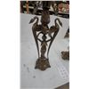Image 8 : Two Bronze Candelabras: One with 7 Candle Holders & Figural