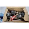 Image 3 : Vintage Roller Skates, Marbles, Empty Center Fire Cases, & Christmas Ornaments