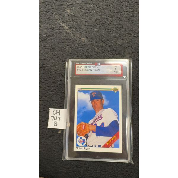 Graded Nolan Ryan Baseball Card