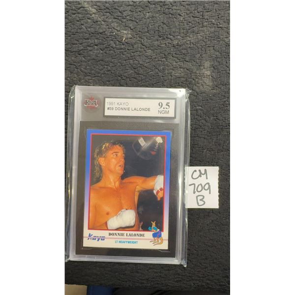 Graded Donnie Lalonde Rookie Boxing Card