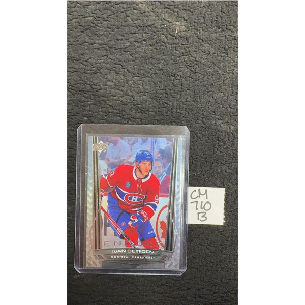 Ivan Demidov Rookie Montreal Canadiens Card