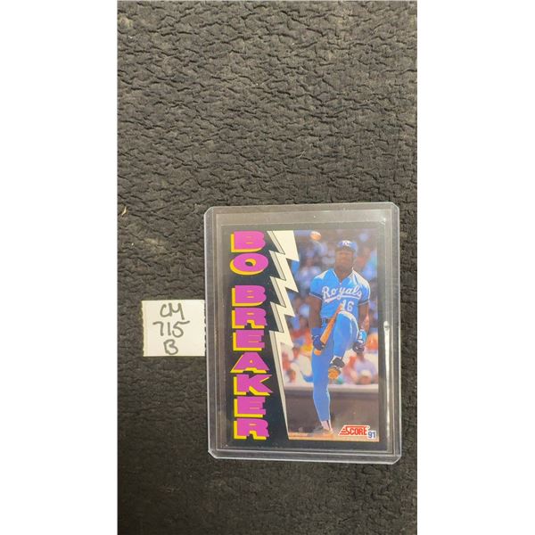 Bo Jackson Bo Breaker Card