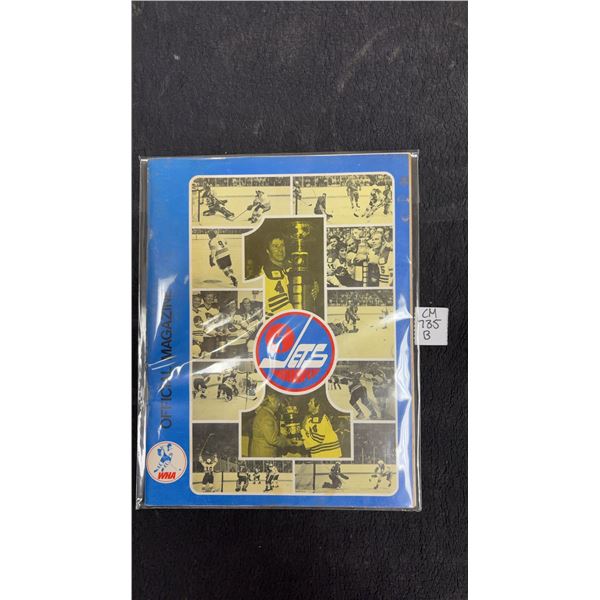 November 2, 1976 Winnipeg Jets Bs Houston Aeros Program