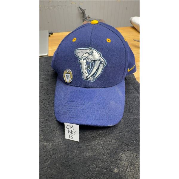 Never Worn Nashville Predators Hat With Pin