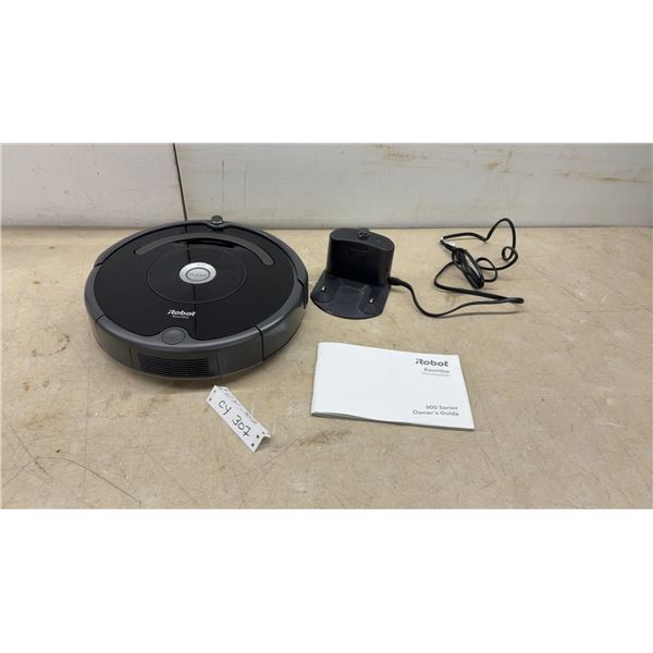 iRobot Roomba 600 Series Robot Vacuum with Charging Dock, Power Cord, and Owner's Guide