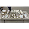 Image 1 : Royal Albert Old Country Roses Bone China Dinnerware Set: Teapot, Gravy Boat, & More, 95 Pieces