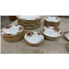 Image 5 : Royal Albert Old Country Roses Bone China Dinnerware Set: Teapot, Gravy Boat, & More, 95 Pieces
