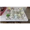 Image 1 : Assorted Tea Cups & Saucers: Royal Albert, Colclough, Royal Windsor, Paragon, and More