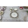 Image 5 : Assorted Tea Cups & Saucers, Covered Serving Dish, & Rectangular Serving Tray